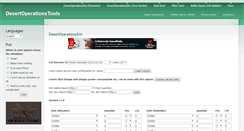 Desktop Screenshot of desertoperationstools.com